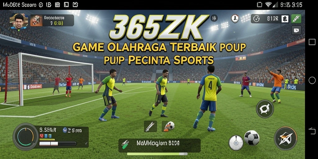 Tampilan gameplay menarik dalam 365ZK menunjukkan aksi olahraga seru.