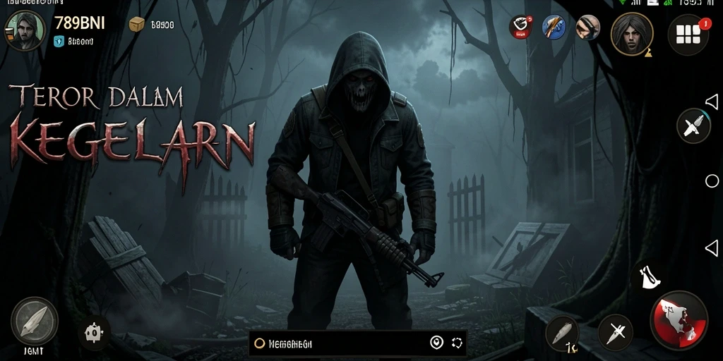 Tangkapan layar <strong>789BNI</strong> menampilkan suasana mencekam dalam gameplay Horror.
