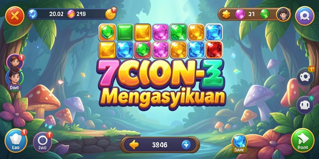 Gameplay menyenangkan dengan grafis cerah di 7CONE.