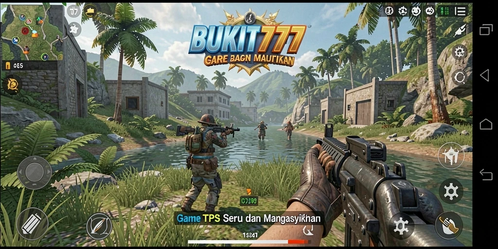 Tampilan gameplay BUKIT777 yang mendebarkan dan penuh aksi.