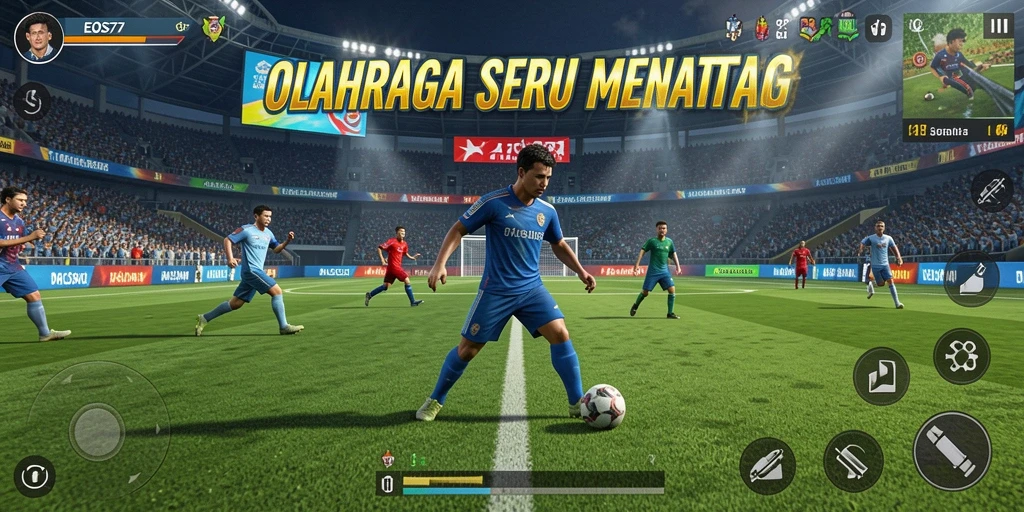 Gameplay seru EOS77 yang menghadirkan pengalaman olahraga interaktif.