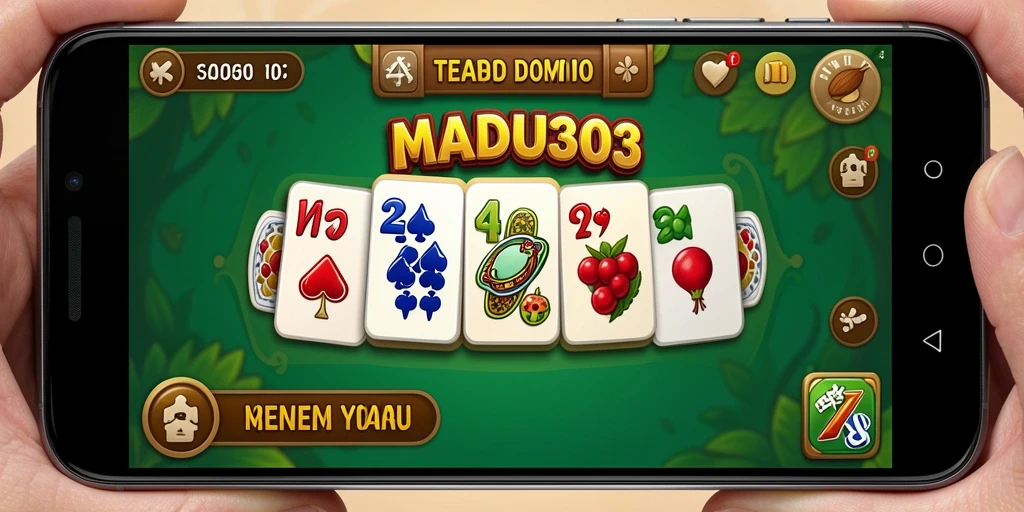 Screenshot gameplay MADU303 yang seru dan penuh aksi domino.