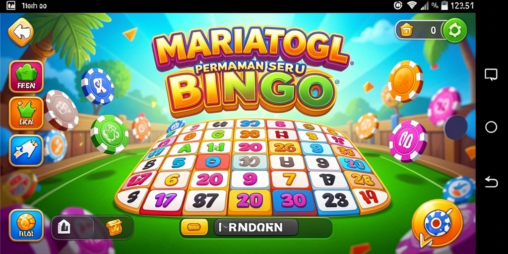 Screenshot gameplay MARIATOGL yang menunjukkan kebersamaan dalam permainan Bingo.