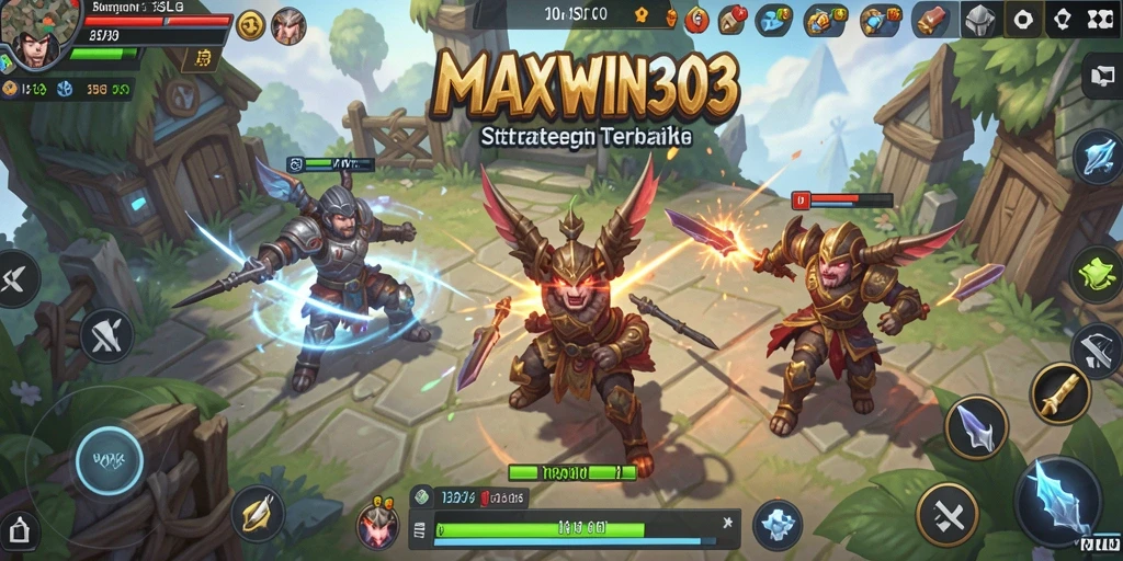 Tangkapan layar gameplay MAXWIN303 yang menampilkan aksi strategi yang mendebarkan.