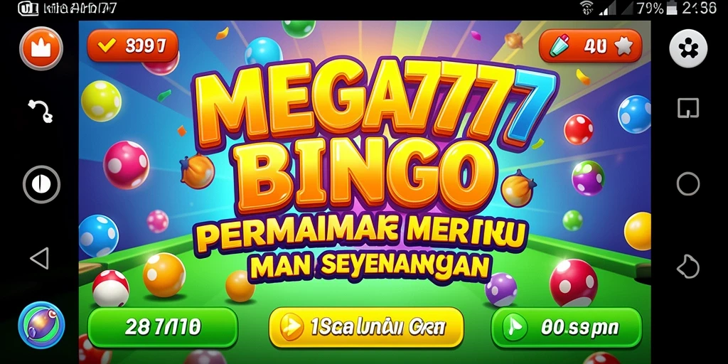 Tampilan gameplay yang menarik dan seru dalam permainan Bingo.