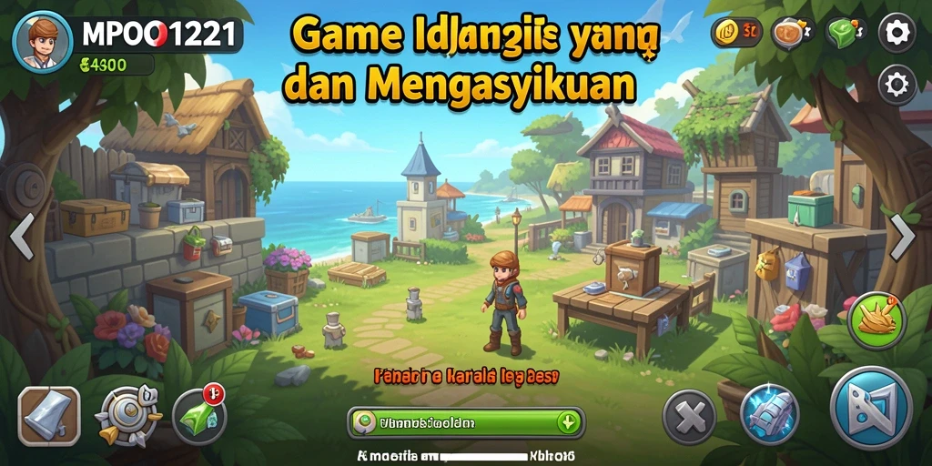 Tampilan gameplay MPO1221 yang menawan dengan mekanisme Idle.