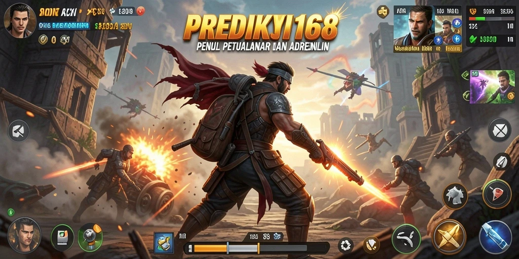Tampilan aksi intens di PREDIKSI168 saat bertarung melawan musuh.