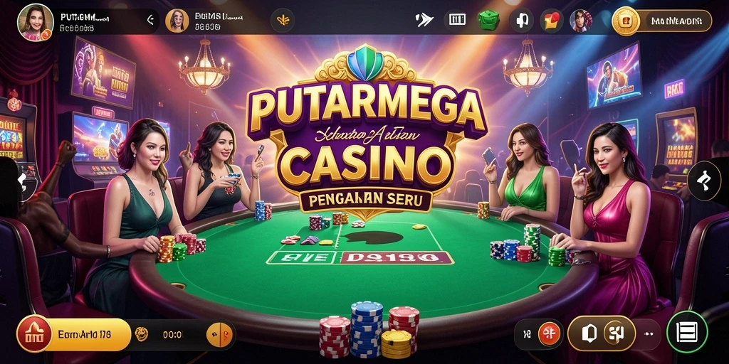 Tampilan gameplay seru di PUTARMEGA Live Casino.