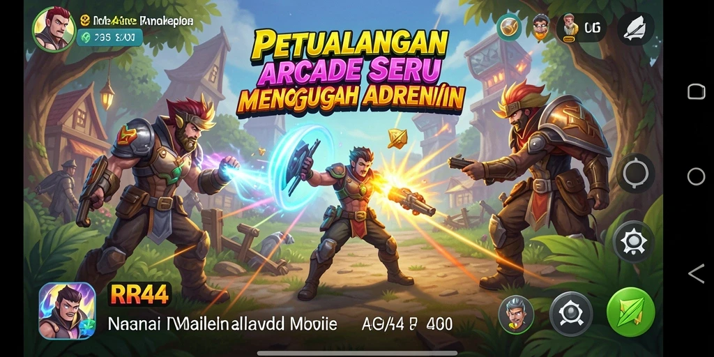 Tampilan gameplay utama dari <strong>RR44</strong> yang menggugah semangat bermain.