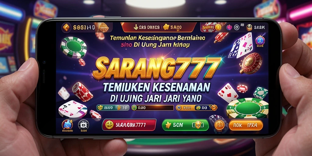 Screenshot SARANG777 menampilkan gameplay mendebarkan dan grafis yang menawan.