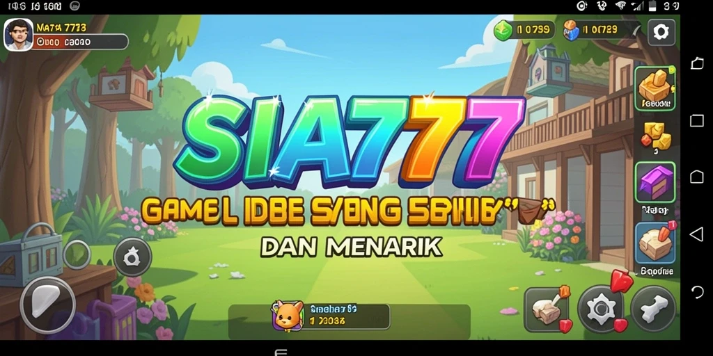 Tangkapan layar SIA777 menampilkan gameplay yang memukau dan interaktif.