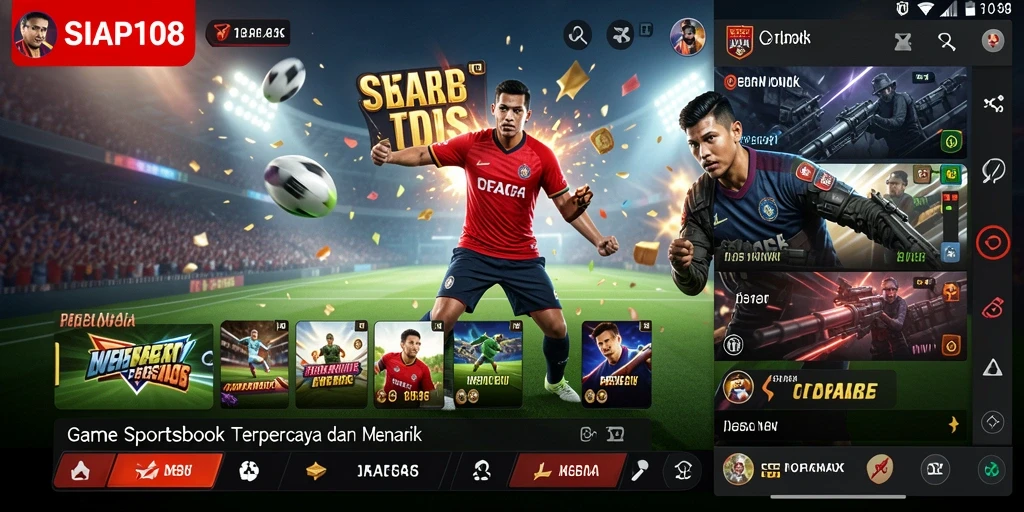 Tampilan menarik dari gameplay Sportsbook SIAP108 yang menyenangkan.