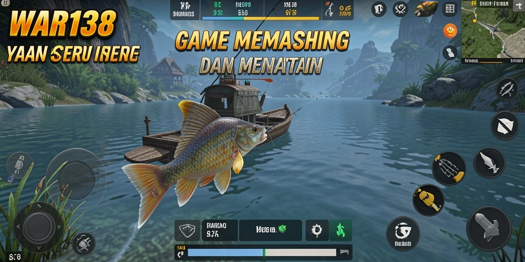 Tangkapan ikanku yang terbesar di <strong>WAR138</strong> saat sedang memancing.