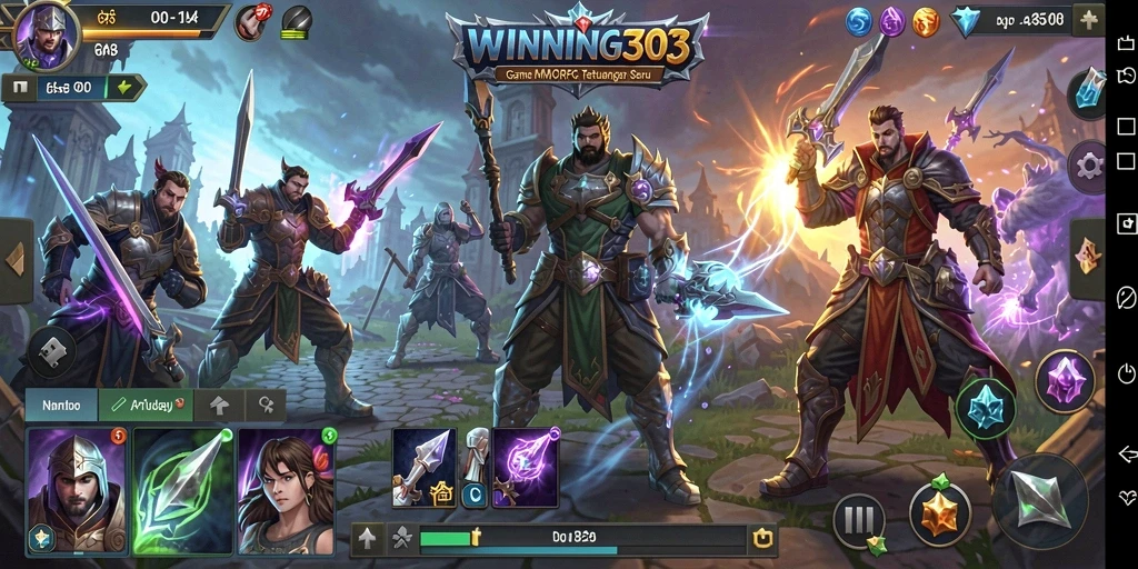 Screenshot gameplay <strong>WINNING303</strong> dengan petualangan seru dan aksi mendebarkan.
